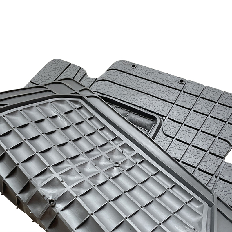 5 PCS Universal Lujo 3D Alfombrillas de coche impermeables de PVC Alfombrilla decorativa