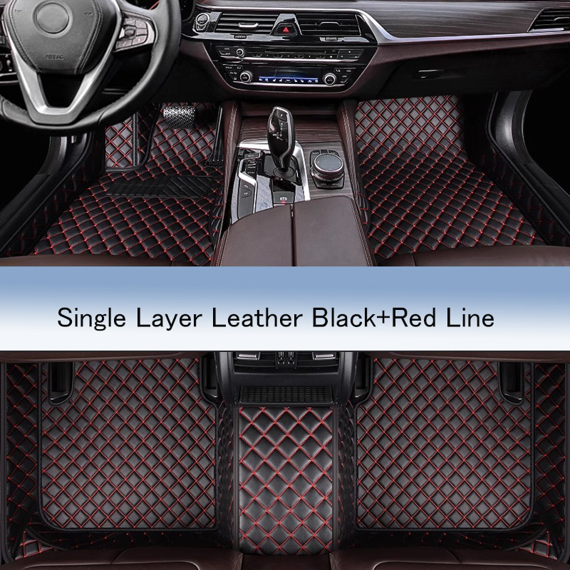 Accesorios de coche de alta calidad, alfombra de cuero de lujo antideslizante para Honda Civic 2009 2010 2011 tapetes para el suelo del coche