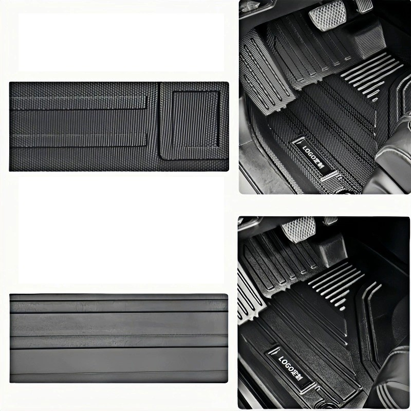 4/5 Alfombrillas de coche universales PCS TPE de doble capa, protección contra todas las condiciones climáticas, totalmente cubiertas y antideslizantes para Bbmmww