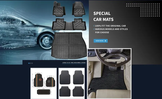 Variedad de alfombrillas de coche 5D