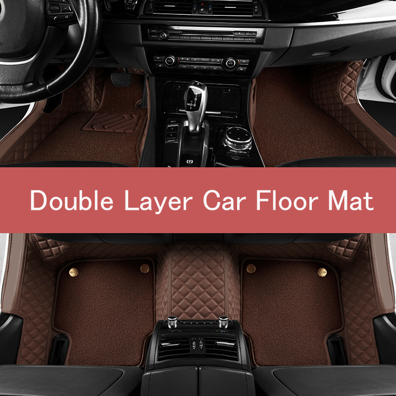 Accesorios de coche personalizados, alfombra especial, todo clima, impermeable, antideslizante, tapete de lujo de cuero para Nissan Patrol Y61
