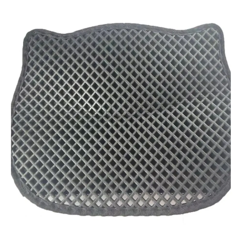 Suelo impermeable de alta calidad, venta caliente, fábrica, alfombra de diseño cuadrado perforada, hoja de EVA, tapete para automóvil al por mayor
