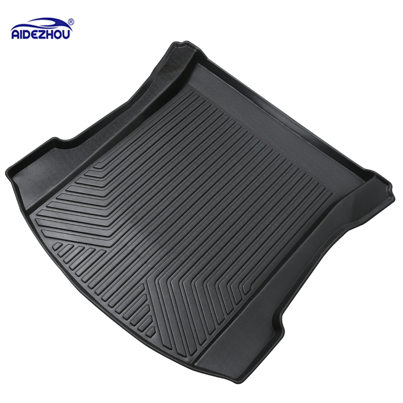 Venta al por mayor de fábrica 3D 5D Tapete de piso y tapete de carga de TPE personalizados para Tesla Modelo 3 Tapete de maletero