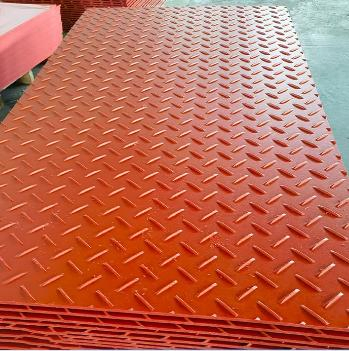 Mats de protección de suelo de polietileno anti-deslizante HDPE, pesados, para acceso de vehículos en sitios de construcción, duraderos, interconectables