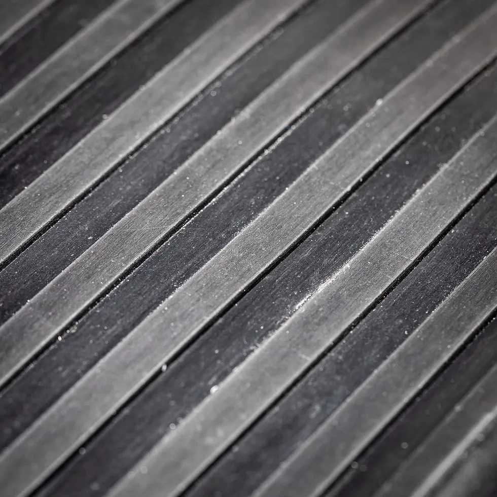 Fabricación de plancha de goma