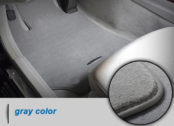 4PCS Alfombrillas de coche de lujo impermeables antideslizantes universales al por mayor, alfombrillas para el suelo del coche