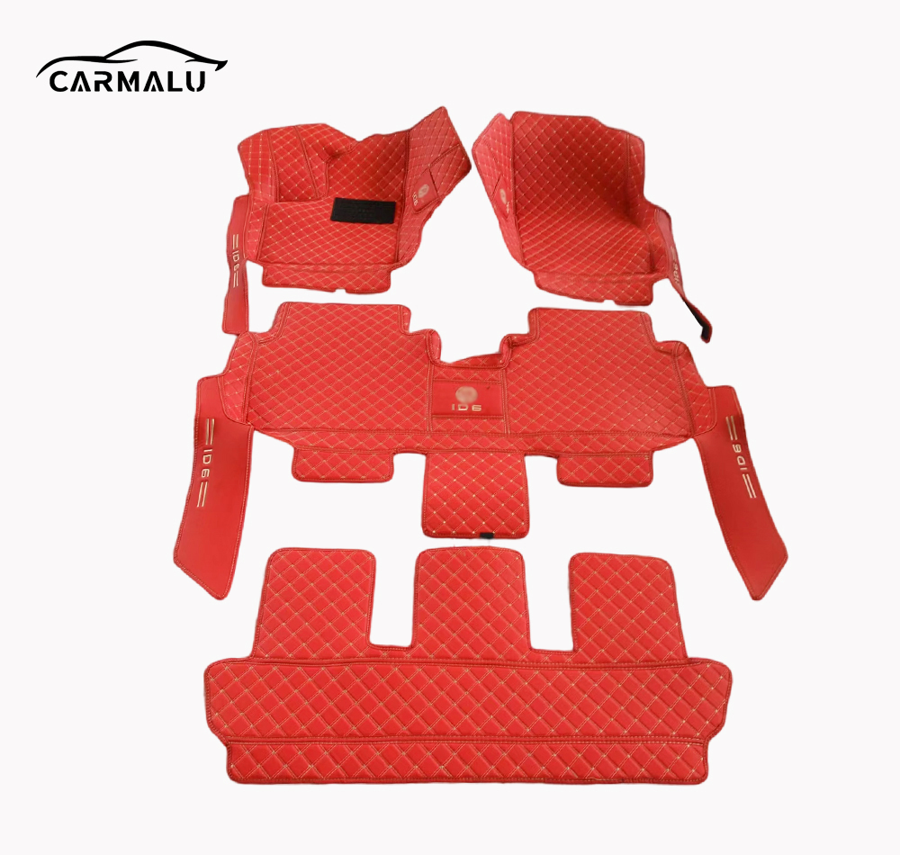 Mats de auto de lujo bordados personalizados premium para coches