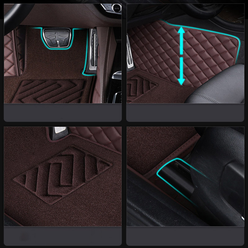 Productos Personalizados Alfombrilla de Piso Glc300 E300L C200 C260L E260L Alfombra de Coche de Cobertura Completa para el Piso Trasero