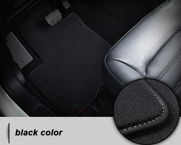 4PCS Alfombrillas de coche de lujo impermeables antideslizantes universales al por mayor, alfombrillas para el suelo del coche