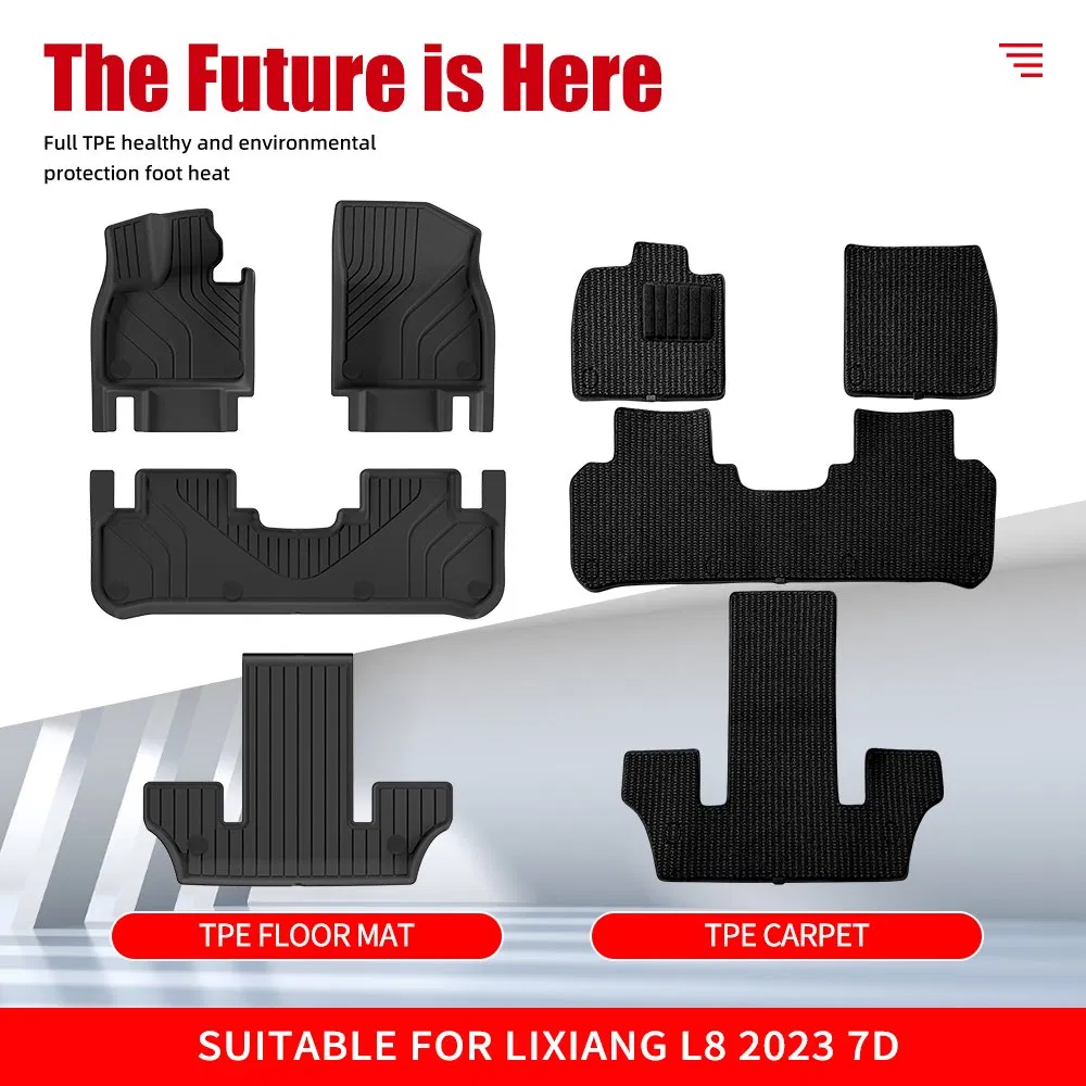Alfombrilla de piso para Lixiang L8 2023 7D