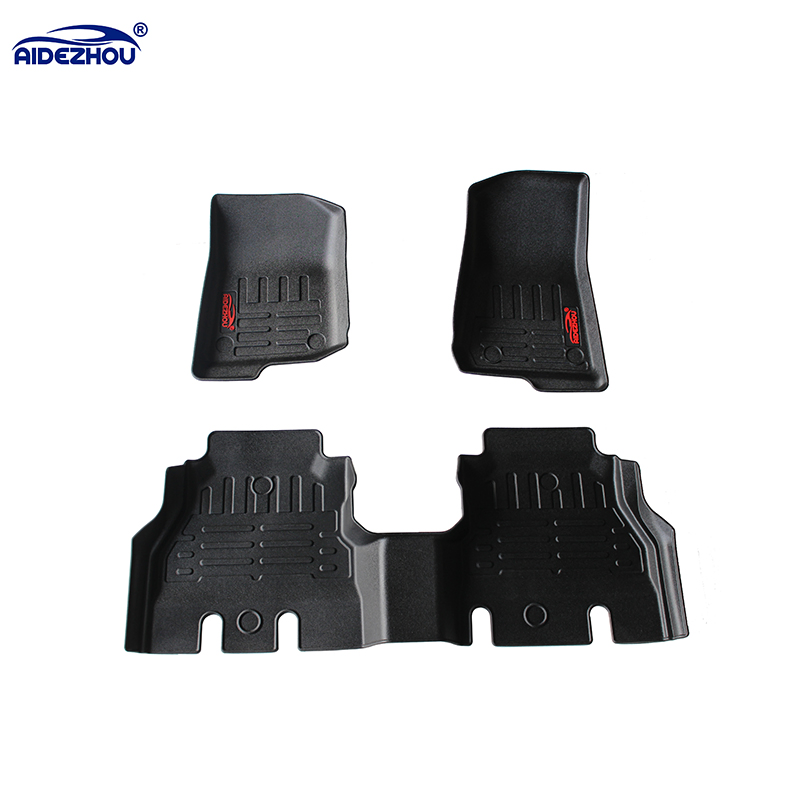 Nuevos fabricantes de llegada promueven la adaptación para alfombrillas de piso de coche TPV para Jeep Wrangler