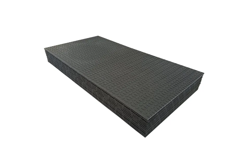 Alfombrilla de protección para suelos de alta capacidad de carga para camiones y tráfico de excavadoras