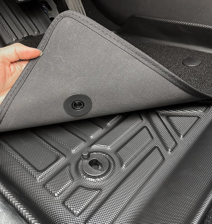 Alfombrillas de coche de lujo para todas las estaciones personalizadas 3D revestimiento de piso TPE