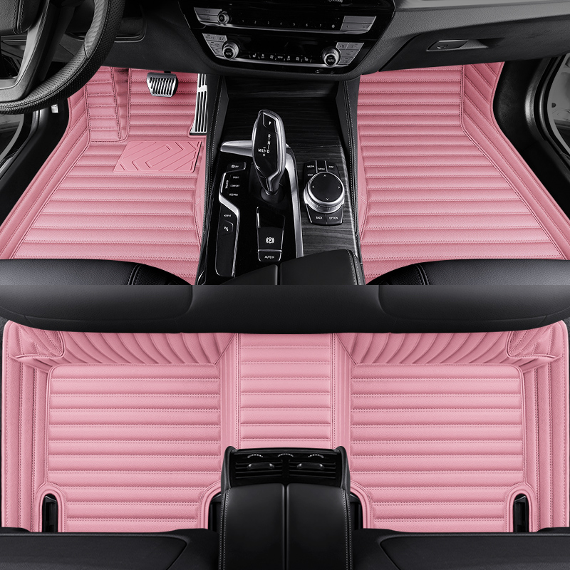 Accesorios de Coche de Cuero 5D 7D Accesorio de Coche Personalizado Alfombrillas para Coches de Conducción a la Derecha y a la Izquierda Decoración