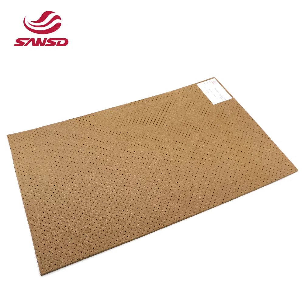 Hot Vender fábrica Alta calidad Perforated Mayoristas Accesorios para automóviles Honeycomb Diseño alfombra EVA alfombra de coches
