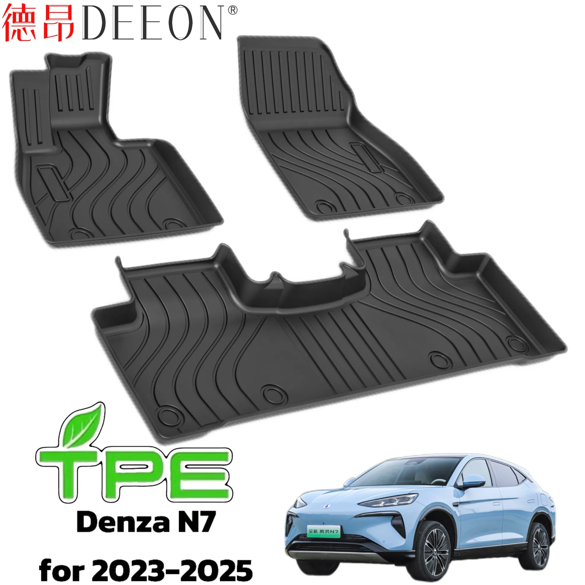Alfombrilla de piso de TPE al por mayor, accesorio para automóvil, alfombrilla para pies, alfombrilla de maletero para Denza