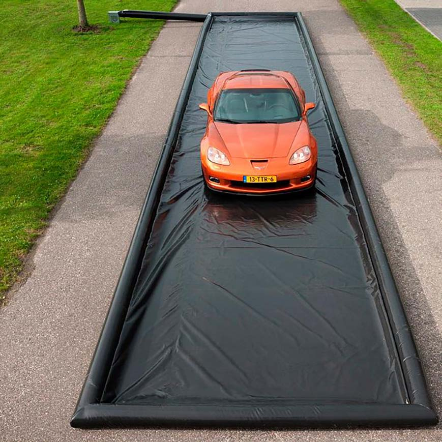 Alfombra de piso de garaje de PVC de alta resistencia con protección impermeable de contención para coches, SUV, camiones, estacionamientos, garajes, alfombra de contención antideslizante y duradera múltiple