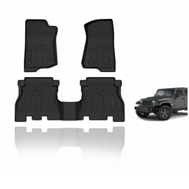 Alfombrillas de coche protectoras antideslizantes de alta venta 5D Alfombrilla de TPE para coche