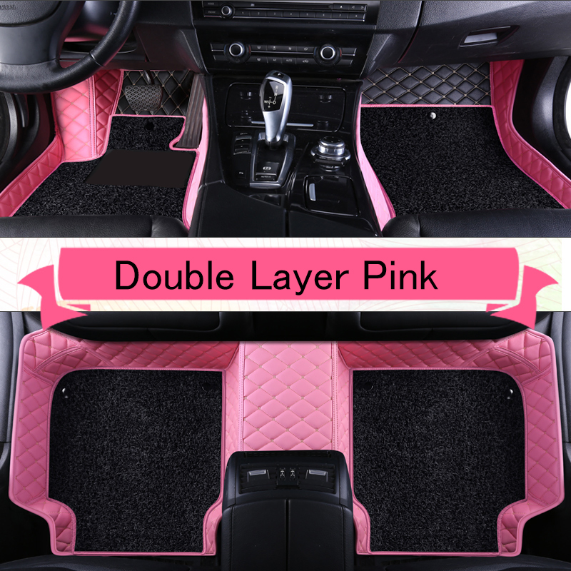Alfombrillas de coche de cuero de lujo 5D para BMW X5 E70 5seat 2008-2013 antideslizantes prensadas en caliente
