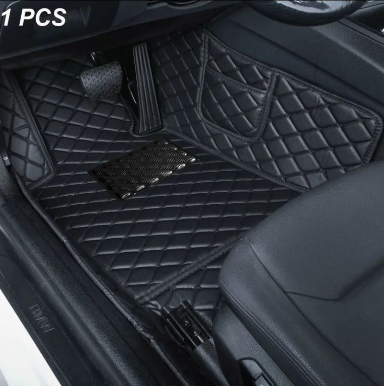 Alta Calidad Vende Cobertura Completa Impermeable 3D Cuero de Lujo Alfombrillas para Hombres y Mujeres 4 Piezas Alfombrillas para el Suelo de 99% de Los Autos