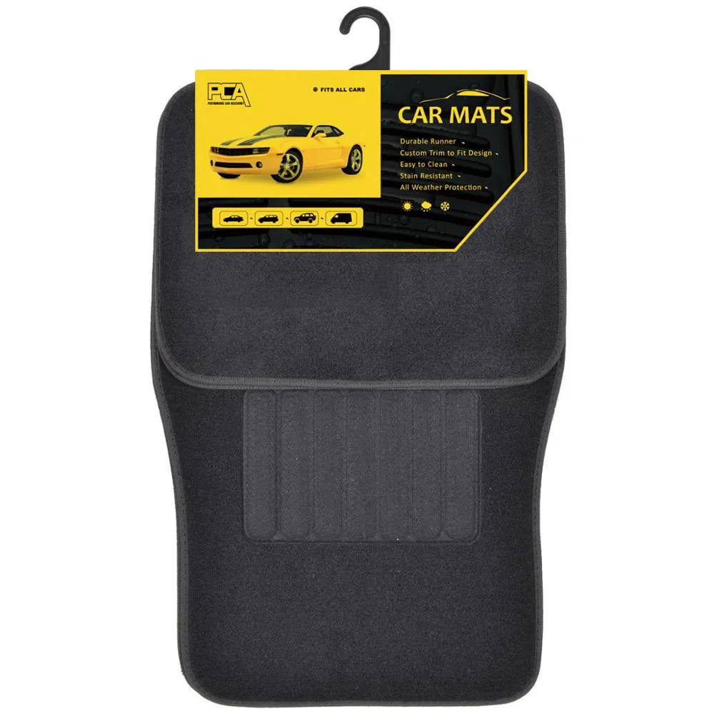 Juego Completo de Alfombrillas de Goma Antideslizantes Universales para Coche