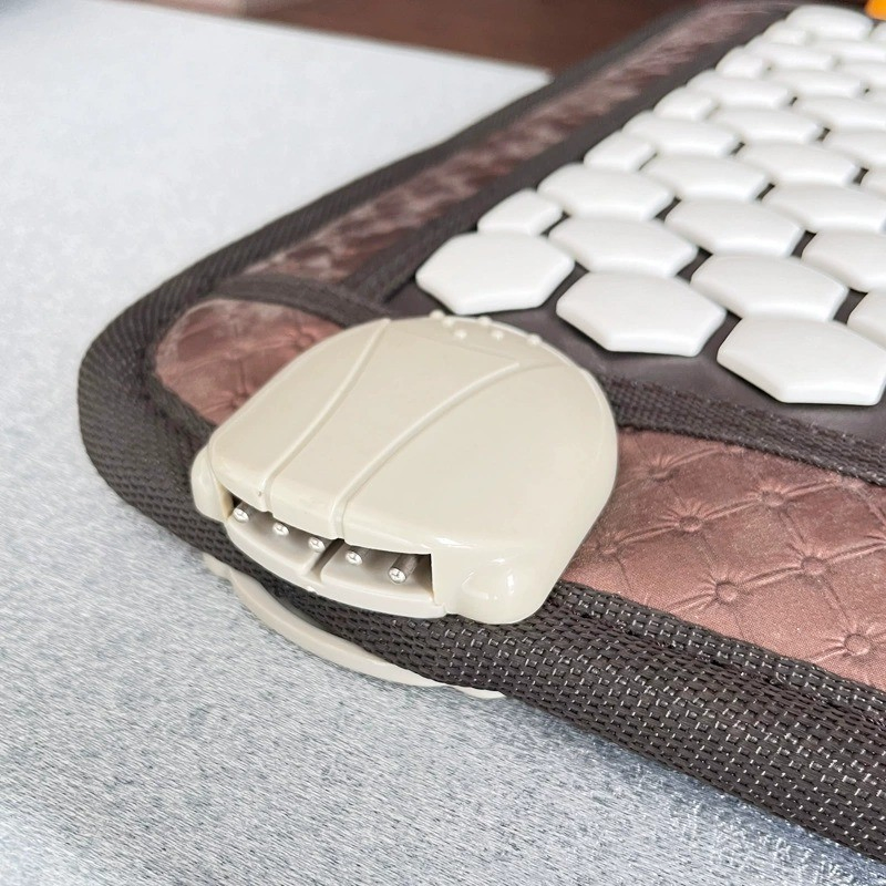 Manta de masaje térmico premium coreana de jade con tecnología de turmalina y fotones