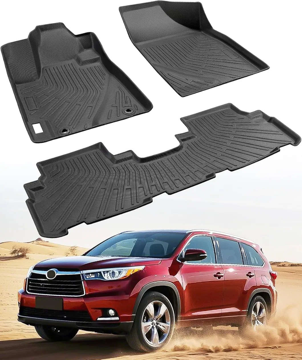 Alfombrilla de piso de TPE al por mayor, accesorio para automóvil, alfombrilla para pies, alfombrilla de maletero para Denza