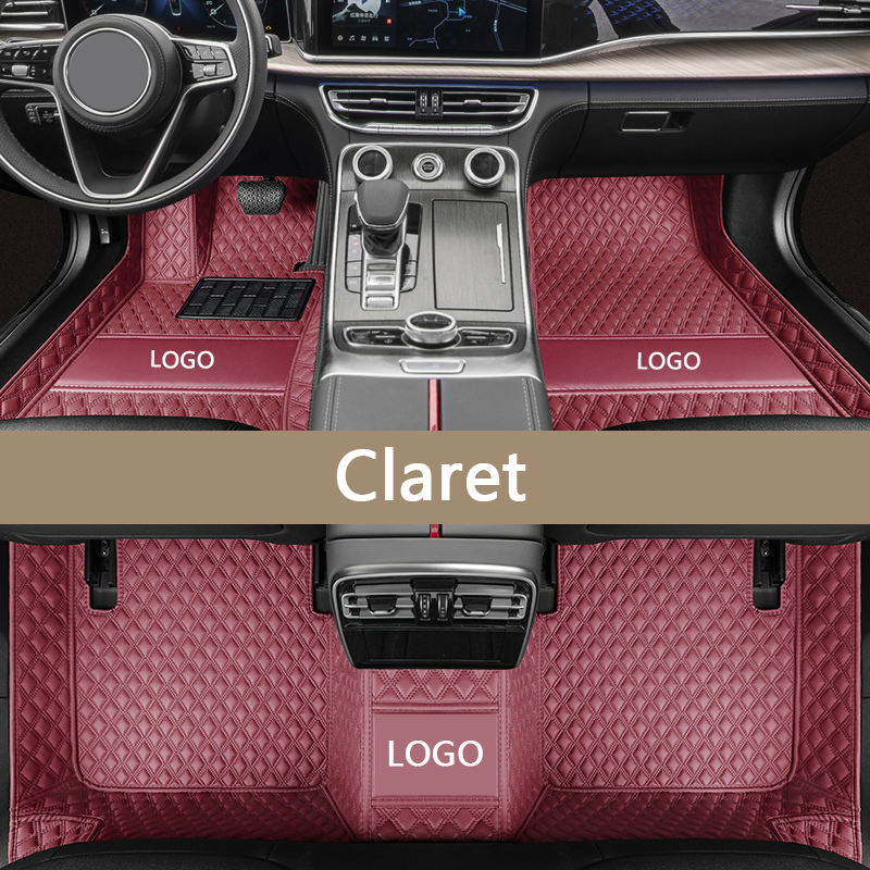 Accesorios de Automóvil de Fábrica Interior 5D Alfombrillas de Cuero para el Suelo de Sedán SUV