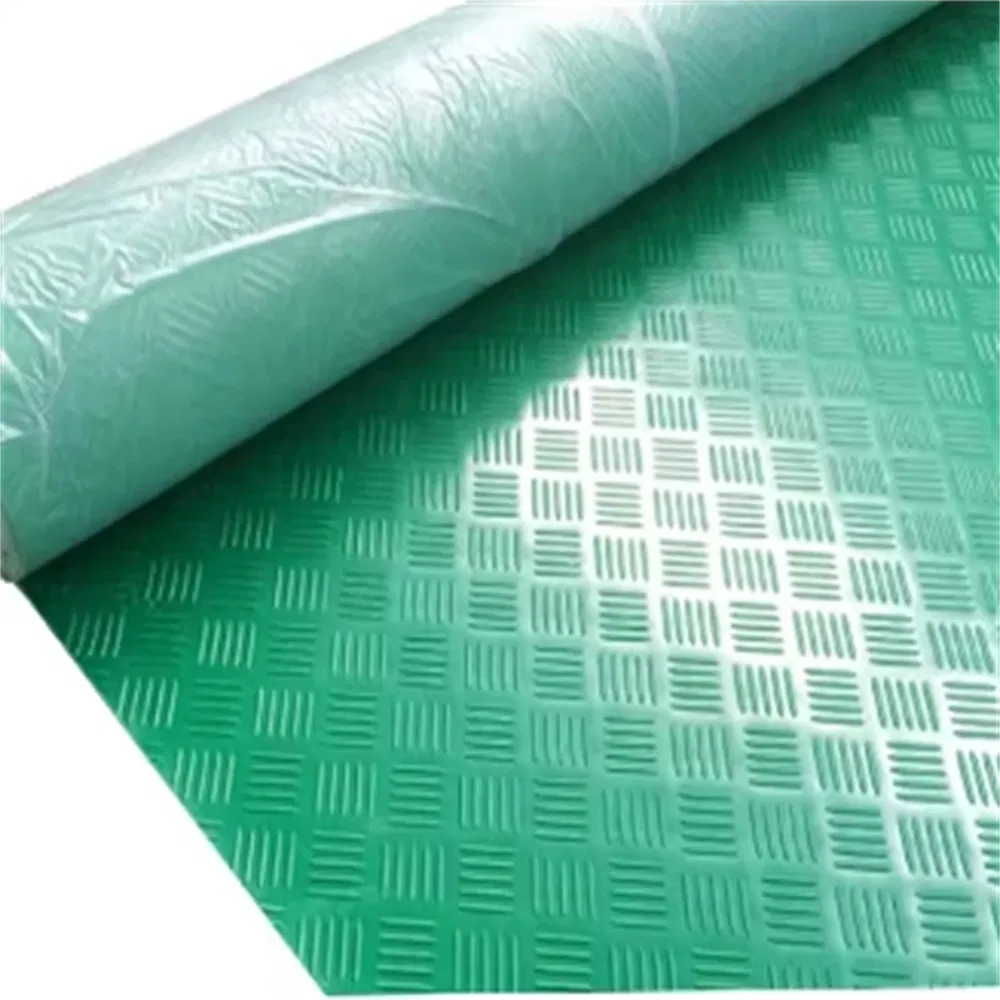 Hoja de goma antideslizante impermeable para taller de garaje/jaula para perros piso de goma para automóvil