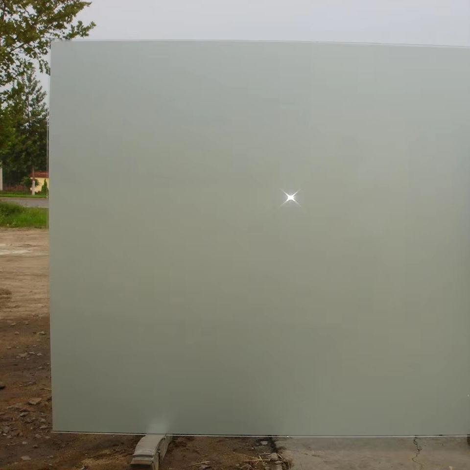 Satin Acid Etched Glass Partition for Stylish Interiors Customizable Frosted Shower Glass Customizable Frosted Shower Glass for Stylish Home Spaces