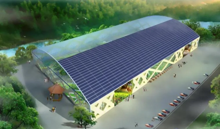 U Channel Glass Solar Module Unit