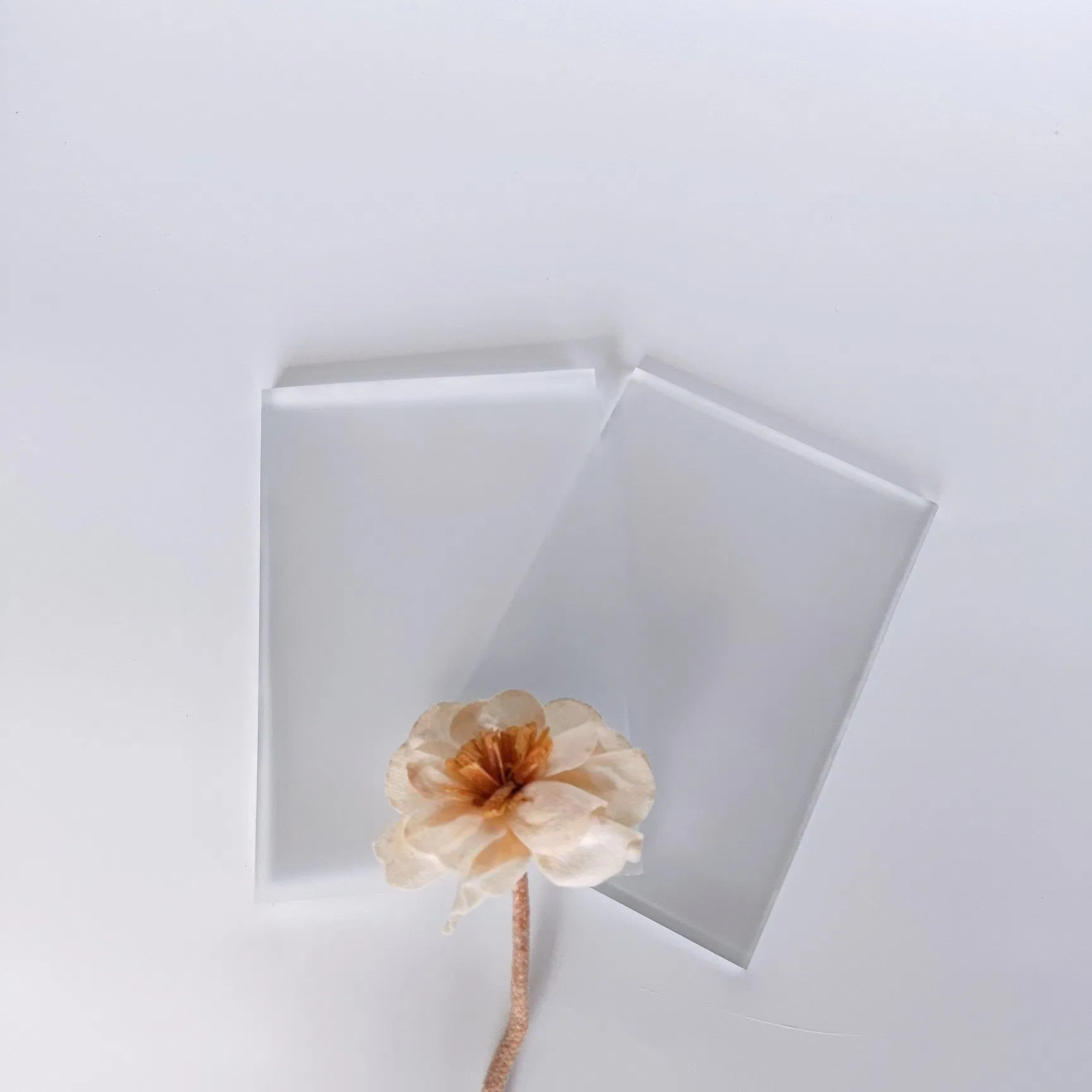 Ultra Clear/Extra Clear Frost Satin Decorative Acid Etched Obscure Window Patterned Glass