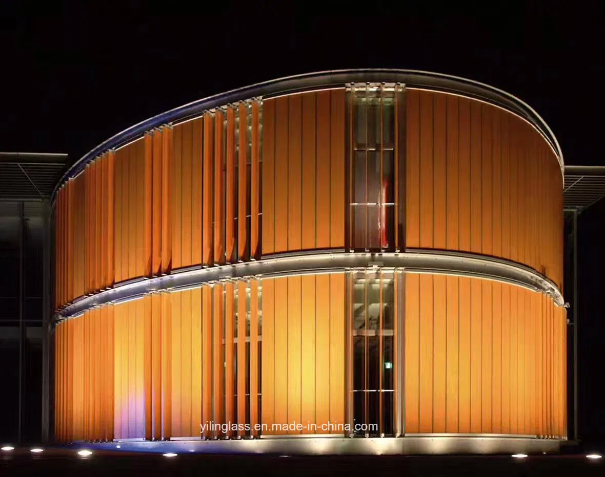 Tempered Color Lacqured U Channel Glass for Building and Decoration