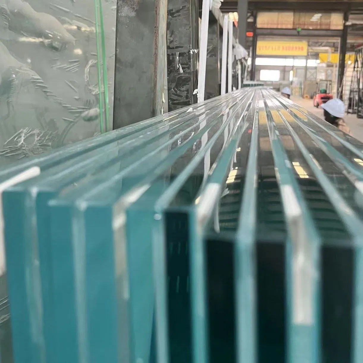 10.89/12.89/16.89mm, Sgp/Extra Clear/High Security/Unbreakable for Construction/Bridge Used/Building Tempered Laminated Glass