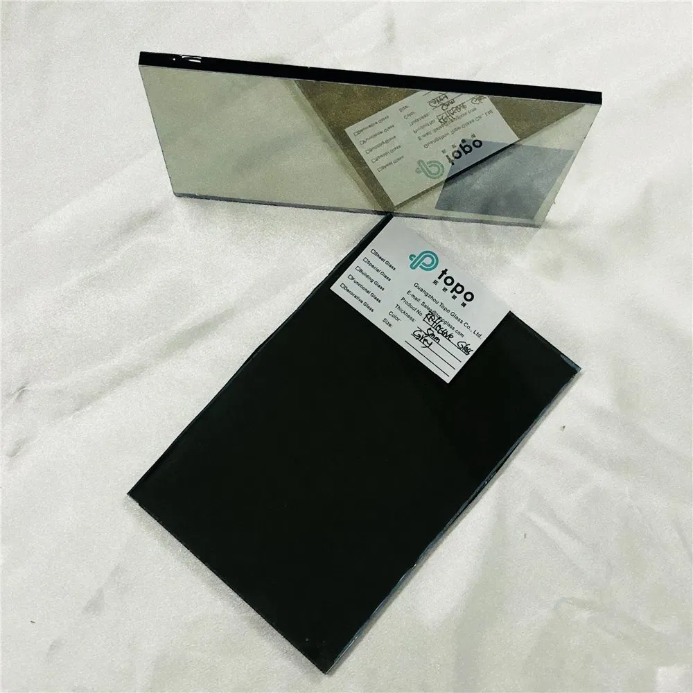 5mm Super Self-Cleaning and Water Repellency Gray Reflective Glass for Furniture Glass (R-G)