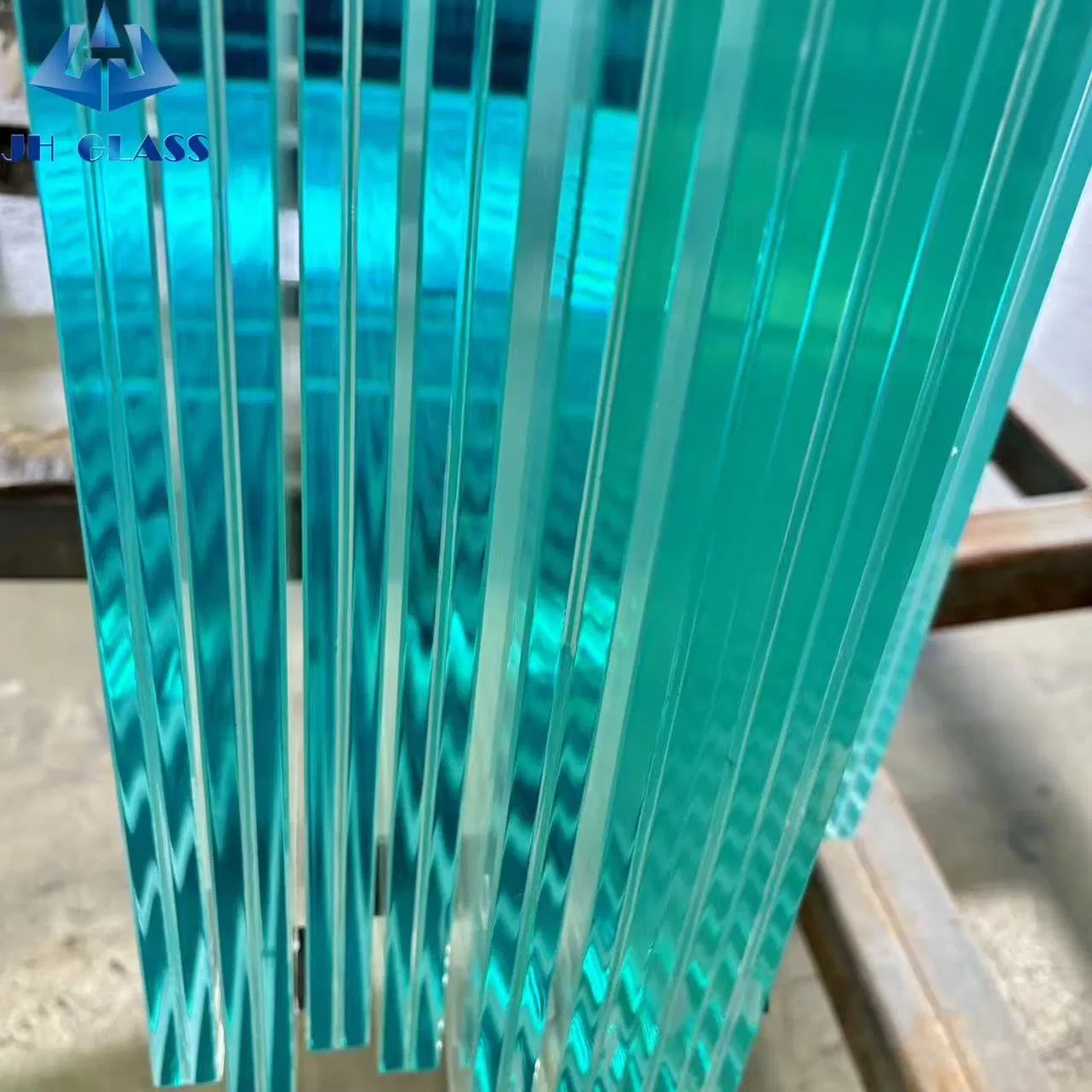 10.89/12.89/16.89mm, Sgp/Extra Clear/High Security/Unbreakable for Construction/Bridge Used/Building Tempered Laminated Glass