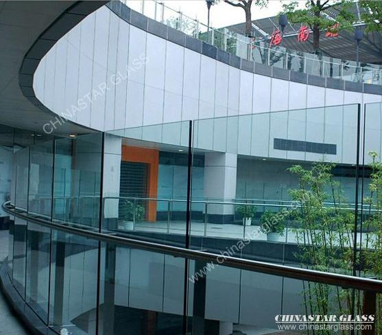 5mm Clear Curved Tempered Glass for Building Glass