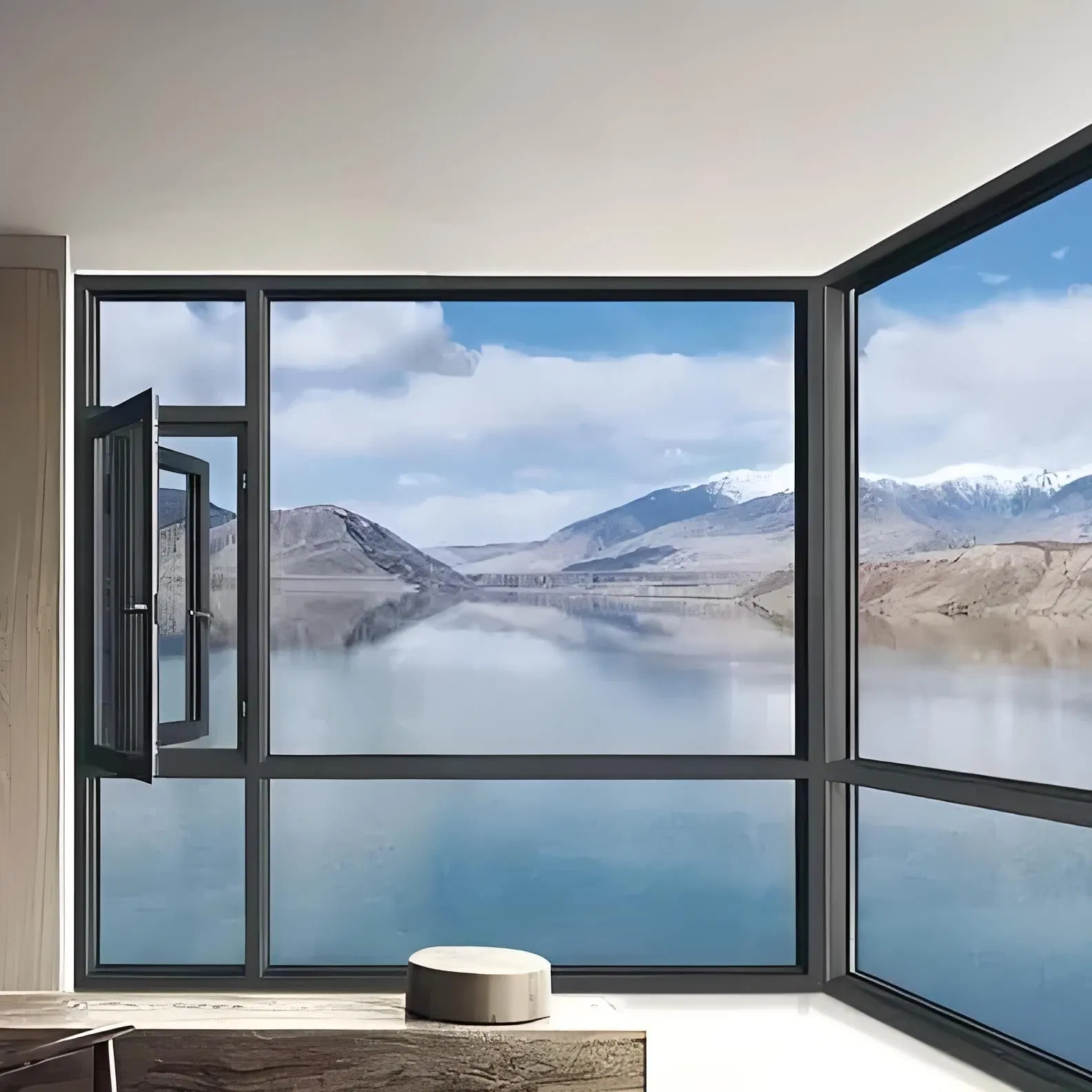 Customized Double Layer 5+15A+5/5+22A+5/5+32A+5 Solar Control One Way Glass Low E Insulating Glass for Building and Window