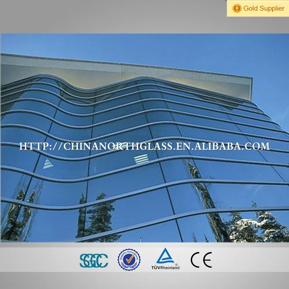 Tecture Small Radius Curved/Bent Tempered/Bent Tempered Glass for Stairs/Elevators