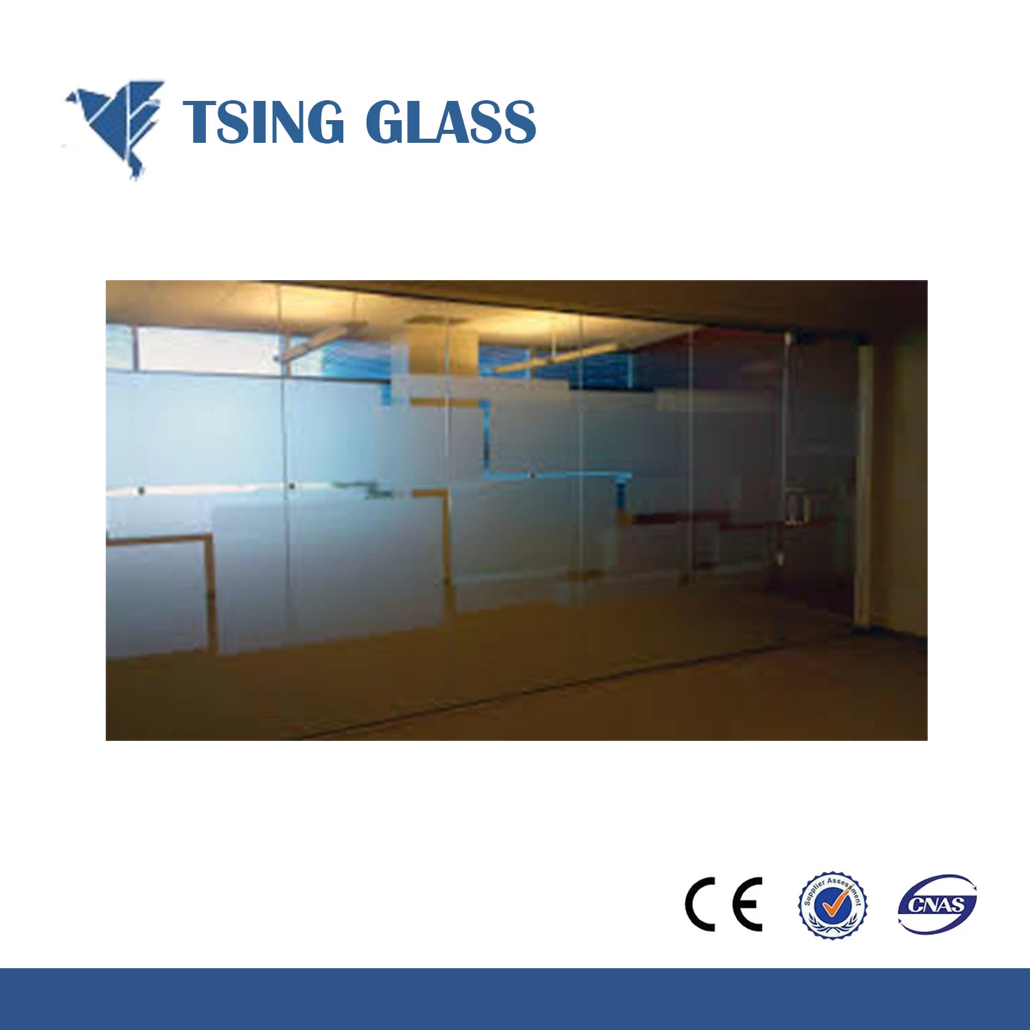 4-15mm Sandblasted Glass Frosted Glass Acid Etched Glass for Shower Room/Office/Door Buliding Glass