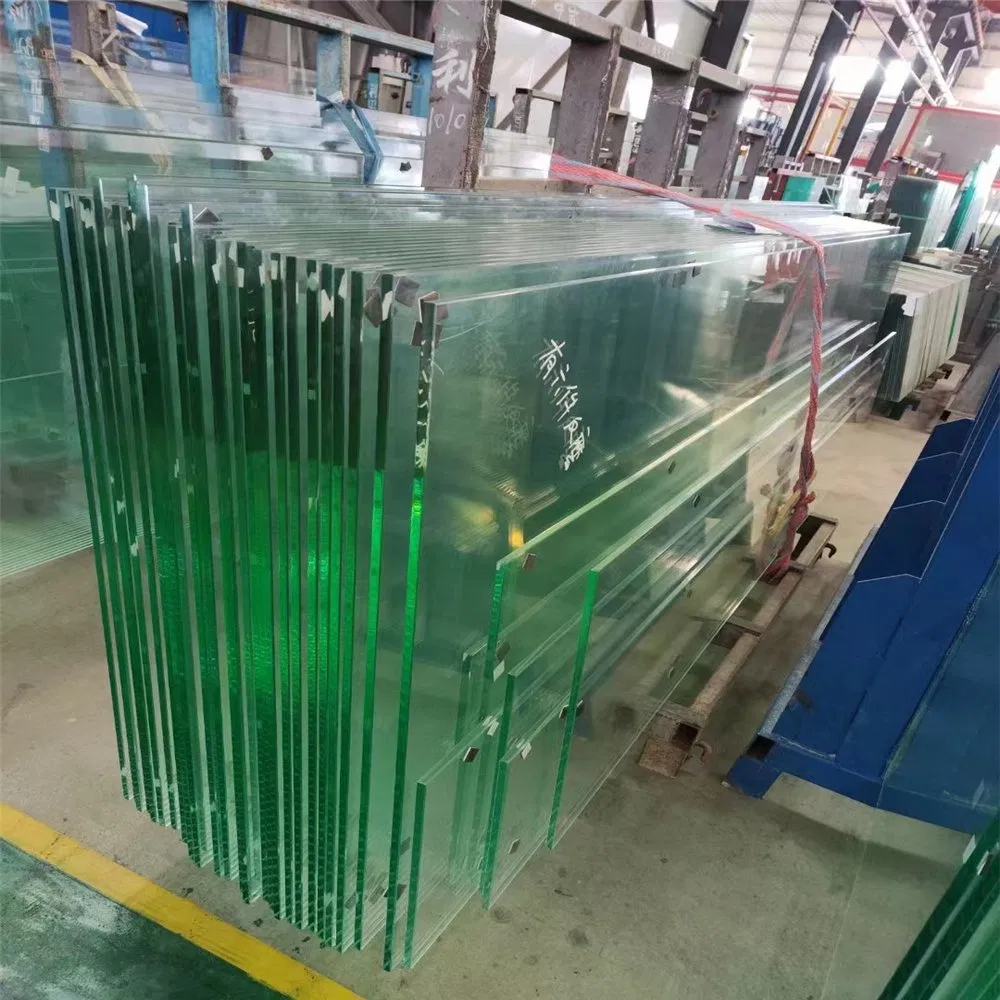 5mm 6mm 8mm 10mm 12mm Frosted Tempered Toughened PVB Ultra Clear Laminated Bulletproof Building Glass for Balcony Window Door Shower Room