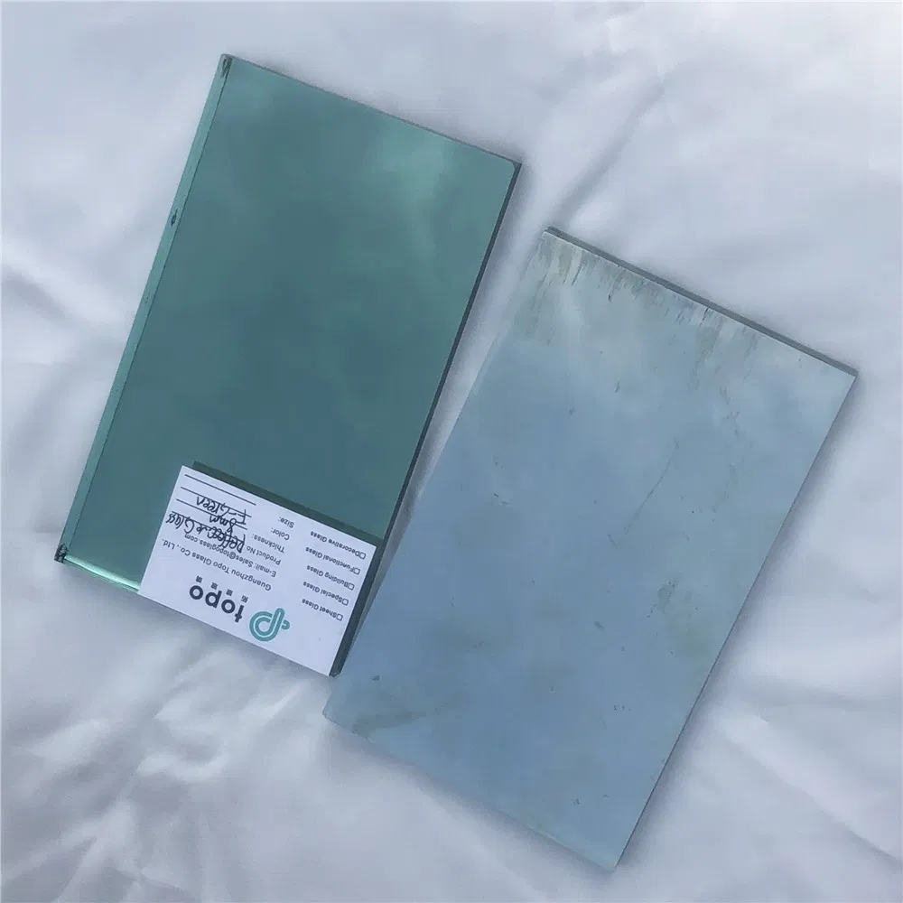 12mm Super Self-Cleaning and Water Repellency Green Reflective Glass(R-Dg0