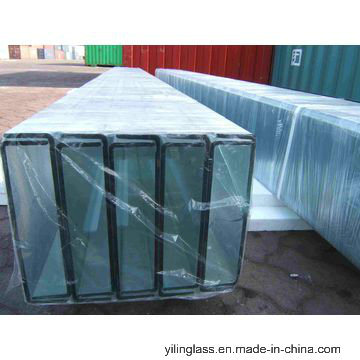 Toughened Tinted Blue U Channel Glass