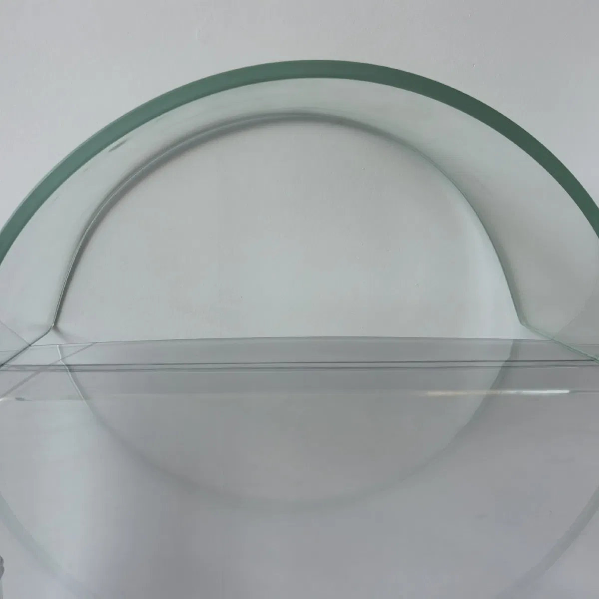Customized High Temperature Resistant Furnace Curved Tempered Glass Cover