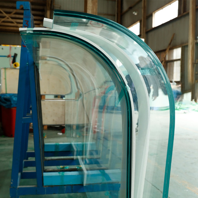 Premium Large Curved Tempered Glass Panels for Modern Designs