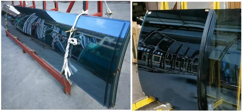 Monolithic shading glass