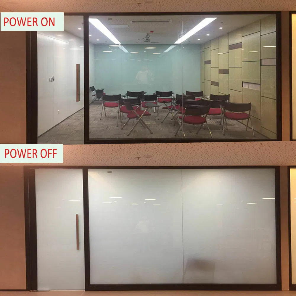 3/4/5mm Smart Switchable Electric Privacy Pdlc Film Glass for Windows, Doors and Partitions