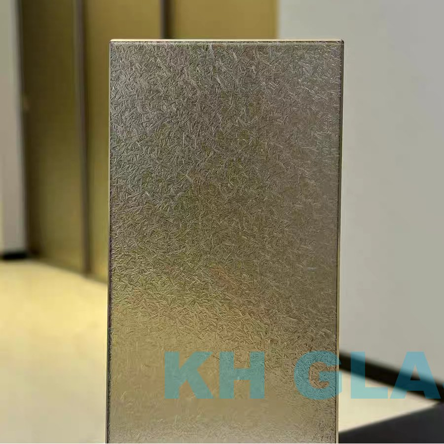 Factory Supply Customized Clear and Extra Clear Frosted Acid Etched Window Door Bathroom Living Room Office Partitions Glass 5mm 6mm 8mm 10mm