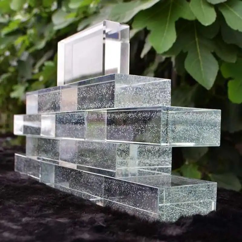Wholesale Beautiful Self-Cleaning Slag Glass Block Rocks