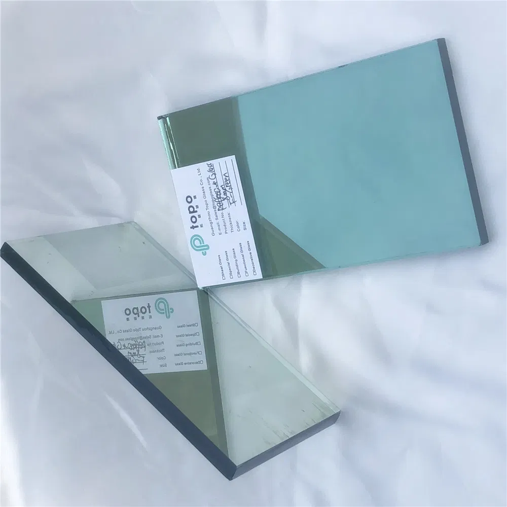 12mm Super Self-Cleaning and Water Repellency Green Reflective Glass(R-Dg0